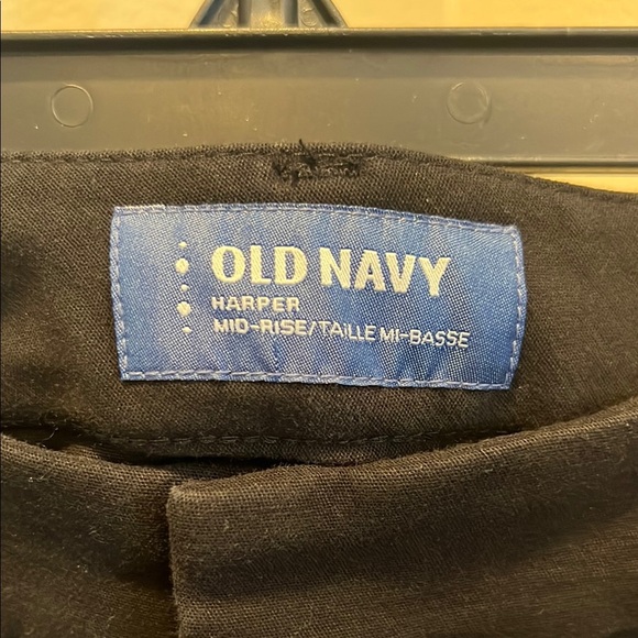 Old Navy Black Harper Chinos Mid rise. - Picture 2 of 4